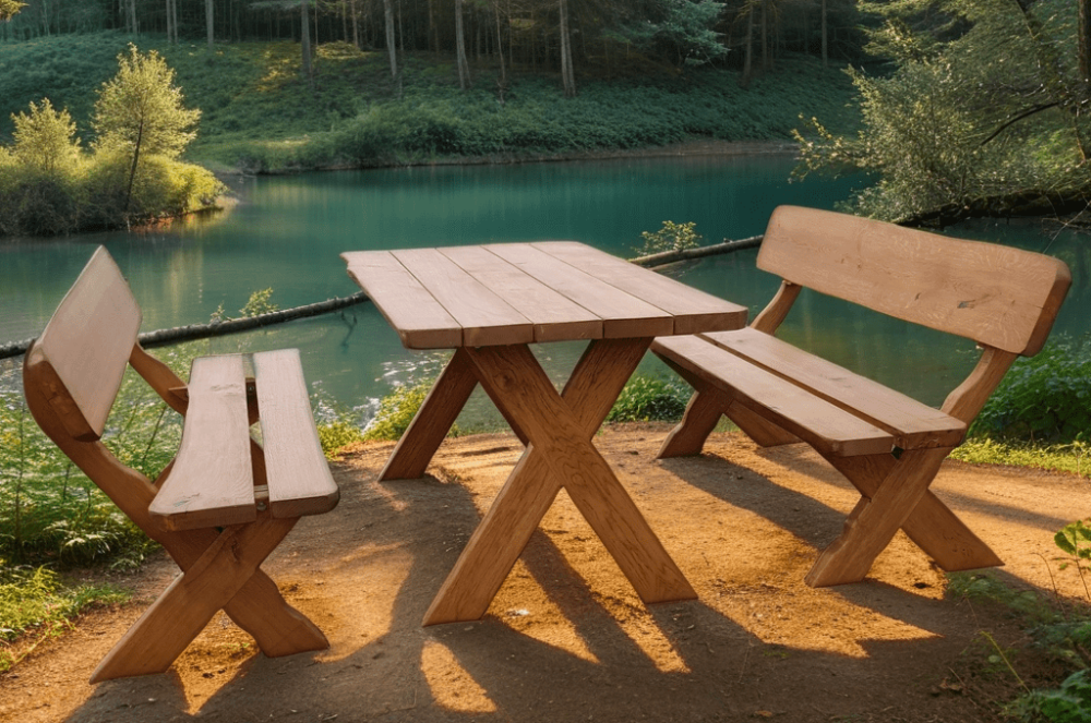 Gartenmöbel-Set Waidmann 3-teilig
